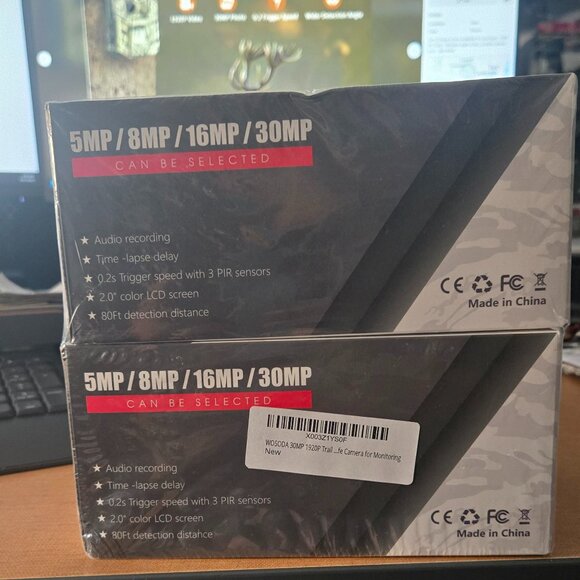 NEW Wosoda 30MP/1920P/0.2S  Digital Wildlife Trail Camera - Picture 3 of 6